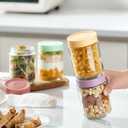 Danmu 16 oz Overnight Oats Containers with Lids,Meal Prep Containers 6 Pack,Mason Jars 16 oz with Lids for Snack,Overnight Oats,Yogurt,Parfait,Soup,Smoothies,Salad 100% Leak-proof Dishwasher Safe