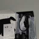 Long Barrel Curling Iron Wand Set, BESTOPE PRO 6 in 1 Curling Wand Set with Ceramic Barrel for Long/Medium Hair, 0.35"-1.25" Interchangeable Hair Wand Curler, Dual Volts, Include Glove & Clips - Black