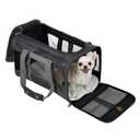 Sherpa Original Deluxe Travel Pet Carrier, Airline Approved On Board - Charcoal Gray, Medium