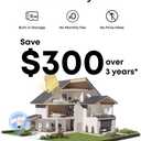 eufy Security Floodlight Camera E30, Security Camera Outdoor, 360 Pan and Tilt, AI Detection and Tracking, 2K Video, 2.4GHz Wi-Fi, 2,000 Lumens, Built-in Siren, 24/7 Recording No Monthly Fee