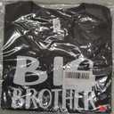 Big Brother Shirts for Toddler Boys 2-5 Years; Heart Graphic Tee; Soft Cotton Short Sleeve T-Shirt (Gray)