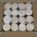 Thick Candle Jars for Making Candles 16 Pcs, 4 OZ Empty Jars with Wood Lids for Candle Making, Sample Container - Dishwasher Safe,Clear