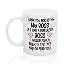 XQLZY Colleague Boss Funny Coffee Mug, Colleague Boss Office Mug, Work Gifts for Work Partner Chief, Birthday Present for Men Women Worker (Multicolor012)