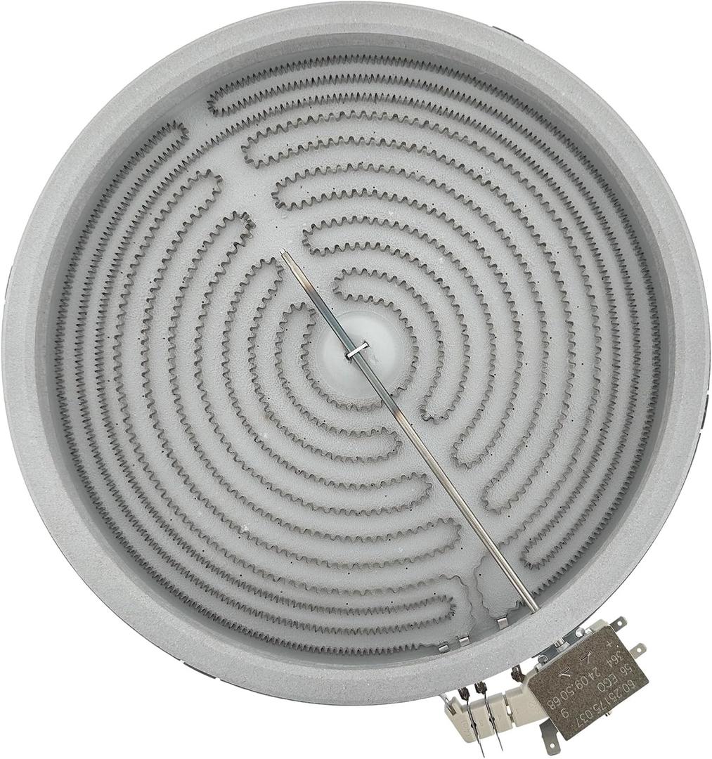 316282101 Range 12" Dual Radiant Surface Element Burner OEM Replacement Parts, Compatible with Frigidaire Kenmore Electrolux, Replaces 316282102, 318198935, 318198941, 389087301