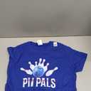 Pin Pals for Bowlers Funny Bowling T-Shirt (Blue, M)