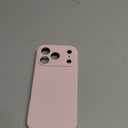 Ktele Magnetic for iPhone 17 Pro Case [Compatible with Magsafe] [Premium Silicone Satin-Smooth Touch] Slim Shockproof Anti-Scratch Microfiber Lining Case, 6.3 inch, Chalk Pink