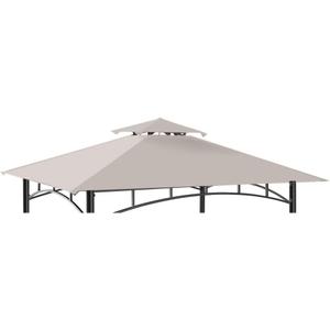 FAB BASED Grill Gazebo Replacement Top Only for FAB BASED Brand (Universal Size, Grey) - Before Purchase Please Contact and Confirm The Brand & Model (Gray)
