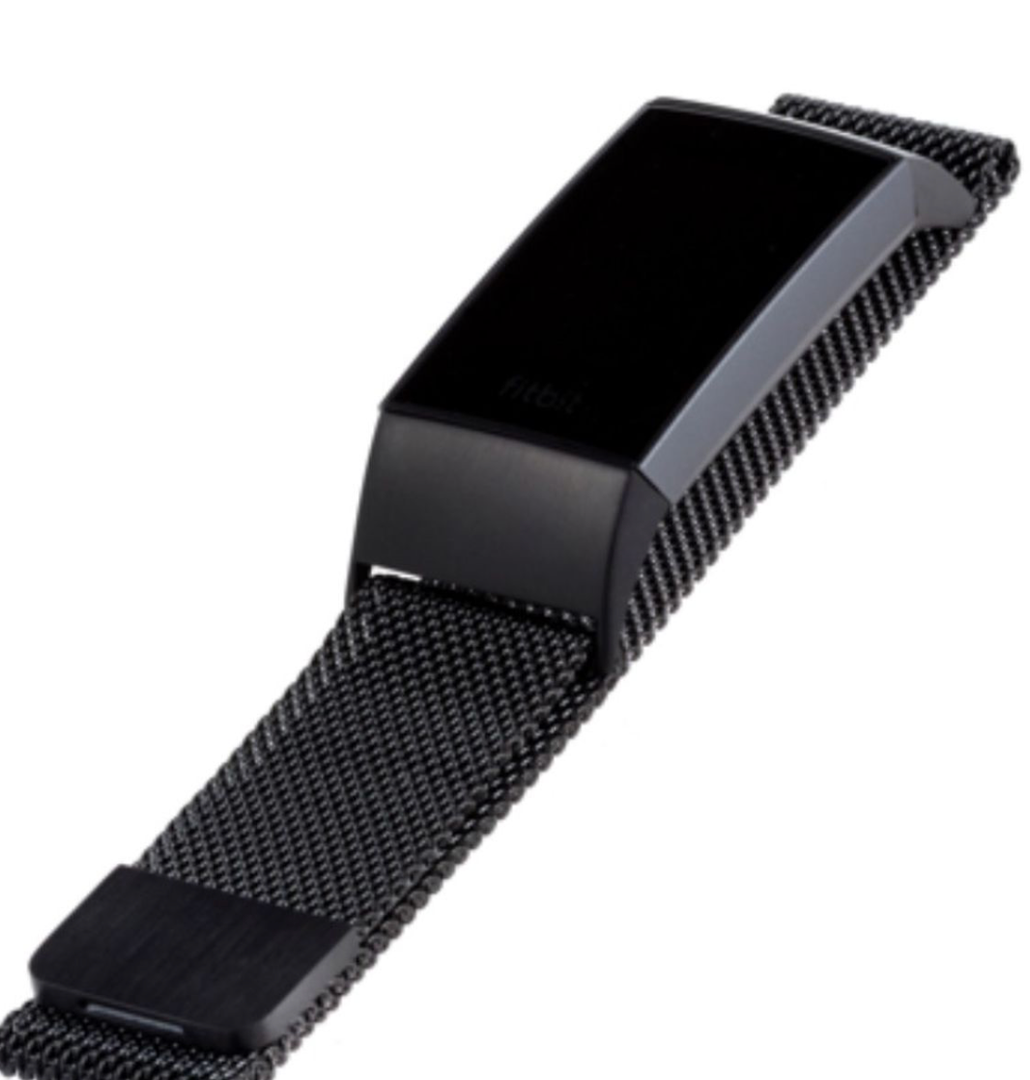 WITH it Stainless steel mesh band for use with FITBIT CHARGE 4 & CHARGE 3
