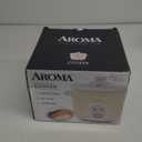 AROMA Mini Rice Cooker, 2-Cup (Uncooked) / 4-Cup (Cooked), Grain Cooker, Soup Maker, Oatmeal Cooker, Auto Keep Warm, 1 Qt, Milk Tea color