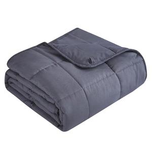 Weighted Blanket (20lbs 60"x80" Queen Size) Cooling Breathable Heavy Blanket Microfiber Material with Glass Beads Big Blanket for Adult All-Season Summer Fall Winter Soft Thick Comfort