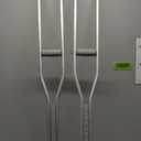 Medline Aluminum Crutches for Kids, Adults & Seniors, Walking Aid, 300 LB Weight Capacity,1 Pair, Fitting 5'2" - 5'10"