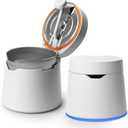 Carepod One Plus Stainless Steel Humidifier for Large Room with Mood Light, Quiet & Safe for Baby, Only 3 Washable Parts, Easy to Clean Ultrasonic Cool Mist Humidifiers for Bedroom for 30Hrs (1Gal/4L)
