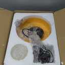 Mid Century Modern Pendant Light Fixture Hanging Light Vintage Kitchen Island Light Glass Lights for Dining Room Living Room Orange and Pink