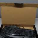 Perixx PERIBOARD-512B Wired Ergonomic Split USB Keyboard with 7 Multimedia Keys - Black - NDAA Compliant - US English