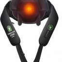 Cordless Shiatsu Neck and Back Massager with Heat, 2500mAh Rechargeable Electric Deep Tissue 3D Kneading Massage Pillow for Shoulder, Leg, Body Muscle Pain Relief, Gifts for Dad Mom Friends