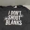 I Don't Shoot Blanks Dad Pregnancy Announcement T-Shirt T-Shirt, M