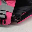 Kuoser Small Dog Life Jacket High Flotation, Reflective Puppy Water Vest for Swimming Boating, Adjustable Doggie Life Preserver Rescue Handle for Summer, Pink S (S (Chest Girth:16.9-21.3''))