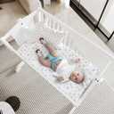 Bassinet Sheets Set 4 Pack for Baby Girl, Universal Fit for Oval, Hourglass and Rectangular Mattress, Pink 32"X17"