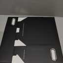 BALEINE File Organizer Box, Cardboard File Folder Organizer with Handle for Letter Size, Portable Collapsible Hanging Filing Box for Home Office Document Storage (2 Pack, Black)