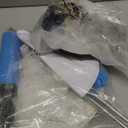 Gejoy 110 Pcs Blue Gold Balloons Column Stand Kit Adjustable Tower Stand from 1.4 to 6.6 ft with Bases for Graduation Wedding Birthday Baby Shower Party