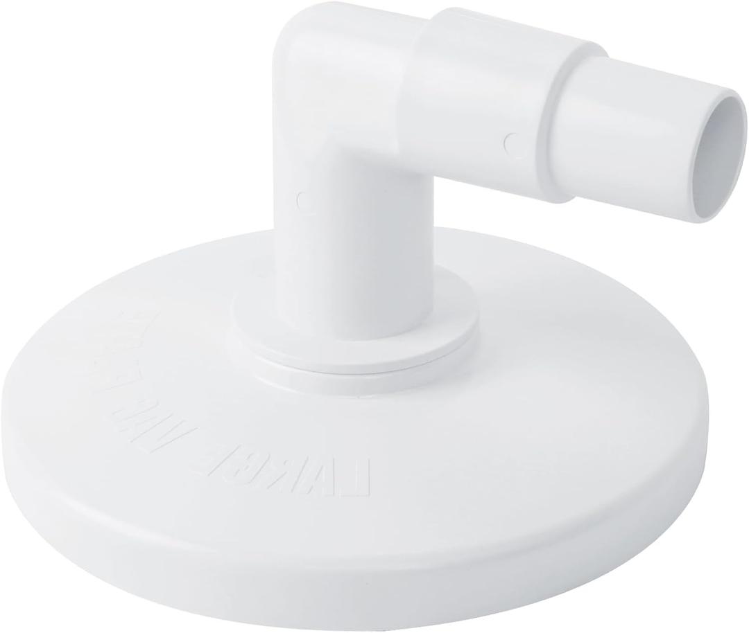 SP11071 Pool Skimmer Vacuum Plate for Hayward Swimming Pool Skimmer SP1089 - Skim Vac 1 1/4 and 1 1/2 Combo Hose Elbow Adapter Exact Replacement for 7-1/4" Above Ground Skimmer Vacuum Plate