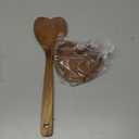 Baderke Heart Spoon Rest Set for Cooking Acacia Wood Spoon Set Mother's Day Gifts for Women Moms Heart Kitchen Accessories Housewarming Gifts