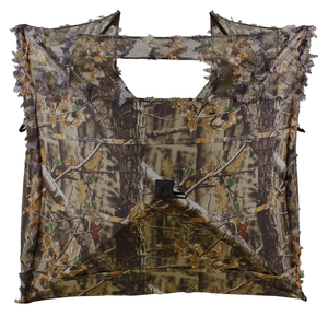 AUSCAMOTEK Pop Up Ground Blind for Deer Duck Turkey Hunting Portable Quick Setup Lightweight Green/Brown/Dry Grass Ground Peg Included