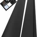 Lindas Essentials Silicone Stove Gap Covers (2 Pack), Heat Resistant Oven Gap Filler Seals Gaps Between Stovetop and Counter, Easy to Clean Stove Gap Guard (25 Inches, Black)
