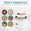 AROMA Professional Digital Rice Cooker, 10-Cup (Uncooked) / 20-Cup (Cooked), Slow Cooker, Multicooker, Steamer, Oatmeal Cooker, Auto Keep Warm, Saut-then-Simmer, 4 Qt, White, ARC-1230W