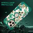 Casetego for iPhone 16 Pro Max Case,Three Layer Heavy Duty Sturdy Shockproof Protection Full Rugged Hard PC+Soft TPU Bumper Protective Girls Case for Apple iPhone 16 Pro Max 6.9 inch,Sap Green