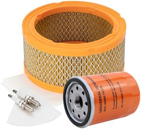 5664 Generators Maintenance Kit for Generac 12-18 kW automatic standby generators, Maintenance Kit includes Oil filter 070185ES, Air filter 0C8127,Spark plug 0E7585A (prior to 2013)