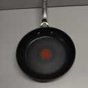 T-Fal x Jamie Oliver Nonstick Coated Stainless Steel Pans 9.5" & 11", Induction Compatible, Oven Safe up to 500F, Chef's Stainless Steel Skillet, Frying Pan, Silver