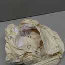 EKEPE Inflatable Baby Seat for Babies 3 Months & Up, Baby Floor Seats for Sitting Up, Baby Seats for Infants, Blow Up Baby Chair with Built in Air Pump - Bear (Beige)