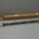 Ivilon Tension Curtain Rod - Hexagonal Spring Tension Rod for Windows or Shower, 24 to 36 Inch, Black