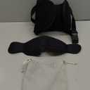 Travel Pillows for Airplanes, Airplane Pillow for Long Flight, Airplane Head Strap with Eye Mask for Sleep, Travel Neck Pillow for Car Road Trip, 360 Support Headrest, Stop Bobblehead, Black