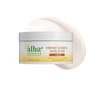 Alba Botanica Intense Hydration Whipped Body Butter, with Shea, Cocoa, and Kukui Nut Butters, 6.5 Oz 