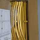 Putros Metal Arch Stand Gold Wedding Chiara Backdrop Stand Set of 3 (7.2FT, 6.6FT, 6FT) Square Arched Frame for Birthday Party Decoration