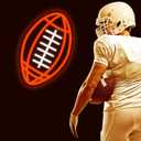 Football Neon Sign, Cool Dimmable Light Up Led Sports Neon Light USB Powered Hanging for Wall Decor, Man Cave, Bedroom, Game Room, Birthday Christmas Merch Gift for Boys Fans (Football-Orange)