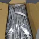 Windyun 4 Pack 57 Gallon Extra Large Storage Bags XXL Moving Bags with Zipper Handles Heavy Duty Jumbo Big Tote Box for Christmas Tree Storage 4, 5, 7.5, 9, 10, 12 ft Skeleton College Dorm(Silver)