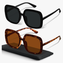 miyya Oversized Polarized Sunglasses Women, Trendy Retro Sun Glasses for Women 2025, Oversized Shades