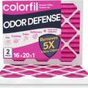 16x20x1 Air Filter (1-Pack) | Made in the USA | Color Changing | Remove Cat and Dog Odor | MERV 8 for Pet Hair Dander and Dust 