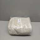 Boho Blackout Curtains 2 Panels 84 Inch for Living Room Bedroom, Beige Linen Texture Farmhouse Curtains with Tassels and Cotton Embroidery Vintage Rustic Western Rod Pocket