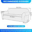 Stretch Sofa Cover Non-Slip Washable Furniture Protector