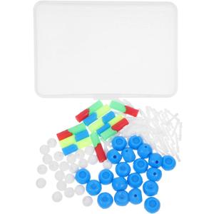 1set DNA Model Kit Double Helix Structure for Science Classroom Decor Interactive Molecular Models for Genetics Teaching Easy Clean Components for Enhanced Learning Experience