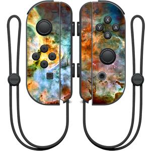 MightySkins Skin Compatible with Nintendo Joy-Con Controller wrap Cover Sticker Skins Space Cloud