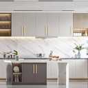 Asidrama 10 Pack 12.6 Inch(320mm) Gold Kitchen Cabinet Handles, Stainless Steel Cabinet Pulls Kitchen Cabinet Hardware for Cupboard Drawer Pulls