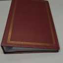 3-ring pocket BURGUNDY album for 504 photos - 4"X6" (Pack of 1)