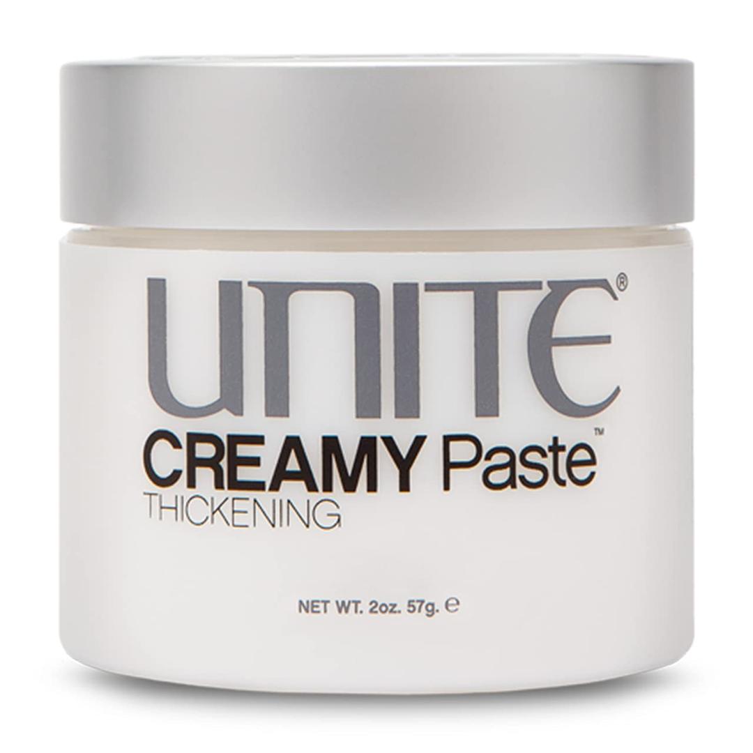UNITE Hair  CREAMY Paste  Versatile Styling Paste for Texture, Definition & Buildable Hold  Adds Thickness & Piecey Separation  2 Oz