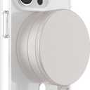 PopSockets Magnetic Suction Phone Mount, Surface Mount for MagSafe, White - Metallic Horchata