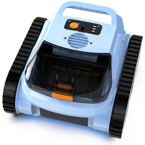 Upgrade Cordless Robotic Pool Cleaner, Automatic Pool Vacuum for Inground Pools up to 2150 Sq.ft, 180min Runtime Pool Cleaner Robot for Pool Floors, Drain Cleaning, Walls, Waterline, 3H Fast Charging